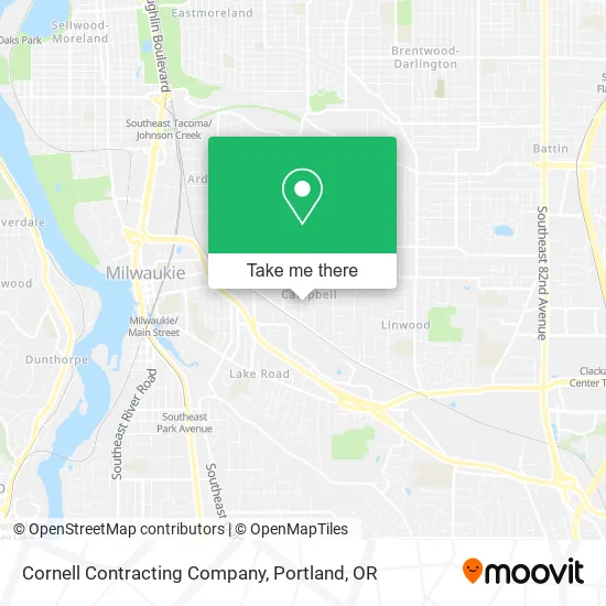 Mapa de Cornell Contracting Company