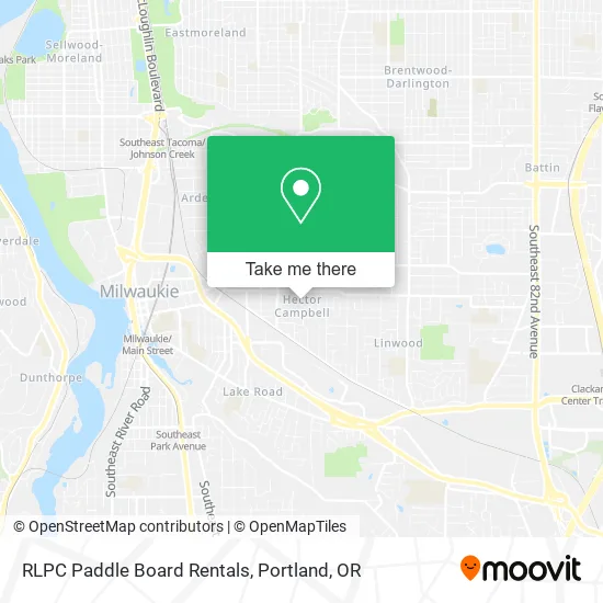 Mapa de RLPC Paddle Board Rentals