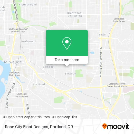 Mapa de Rose City Float Designs