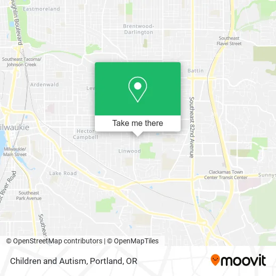 Mapa de Children and Autism