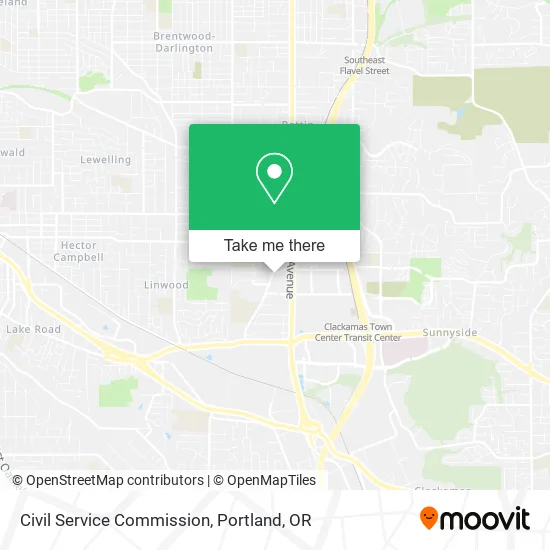 Civil Service Commission map