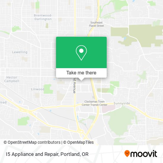I5 Appliance and Repair map