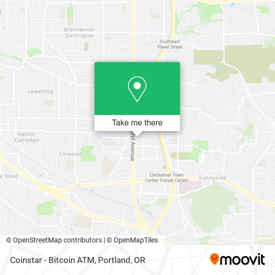 Mapa de Coinstar - Bitcoin ATM