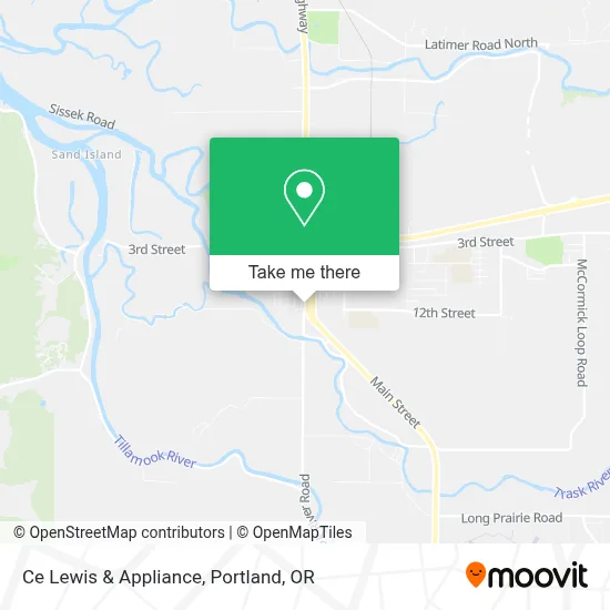 Ce Lewis & Appliance map