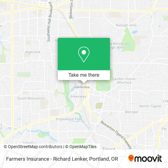 Farmers Insurance - Richard Lenker map