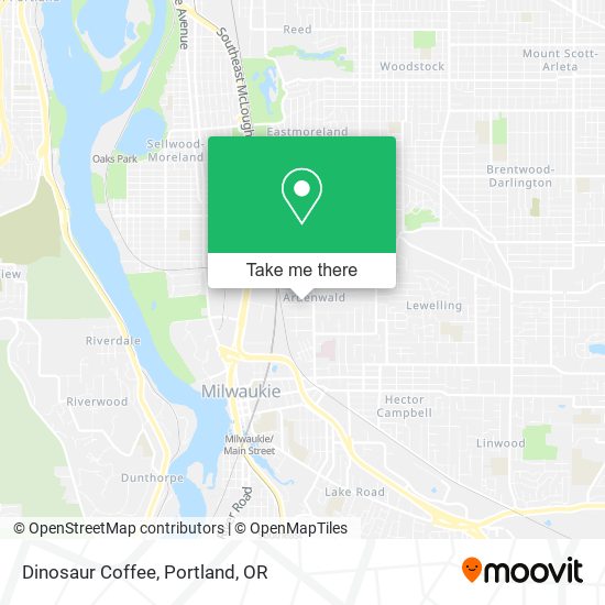 Mapa de Dinosaur Coffee
