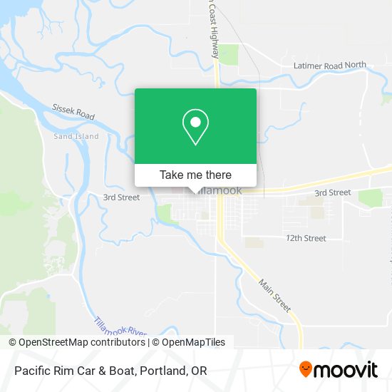 Pacific Rim Car & Boat map