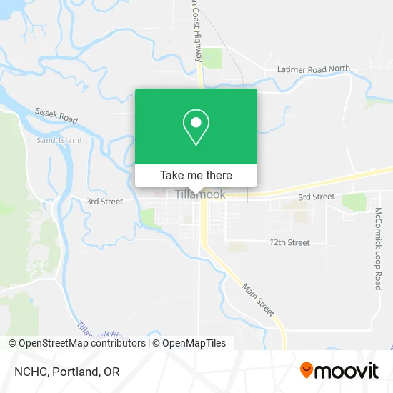 NCHC map