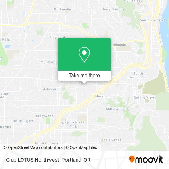 Club LOTUS Northwest map