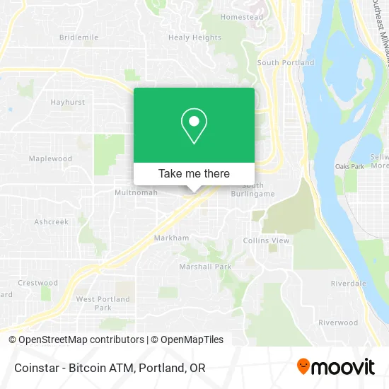 Coinstar - Bitcoin ATM map