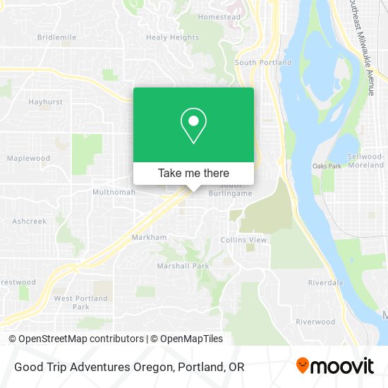 Mapa de Good Trip Adventures Oregon