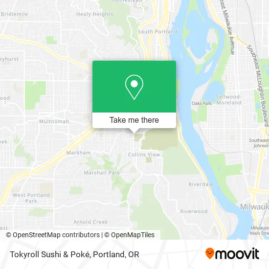 Mapa de Tokyroll Sushi & Poké