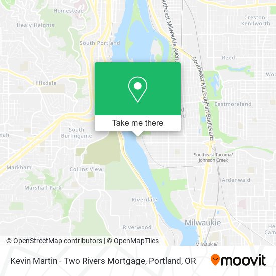 Kevin Martin - Two Rivers Mortgage map