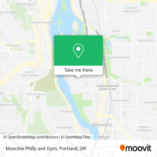 Munchie Philly and Gyro map