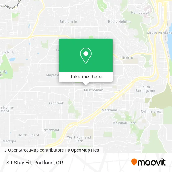Sit Stay Fit map