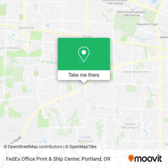 FedEx Office Print & Ship Center map