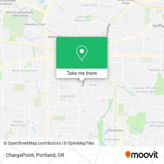 Mapa de ChargePoint