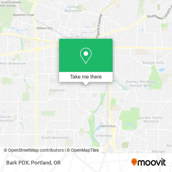 Bark PDX map