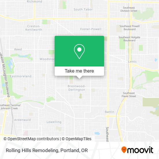 Rolling Hills Remodeling map
