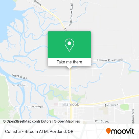 Coinstar - Bitcoin ATM map