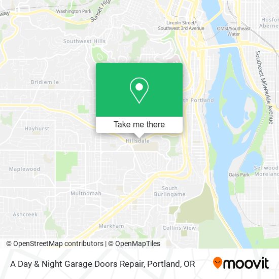A Day & Night Garage Doors Repair map