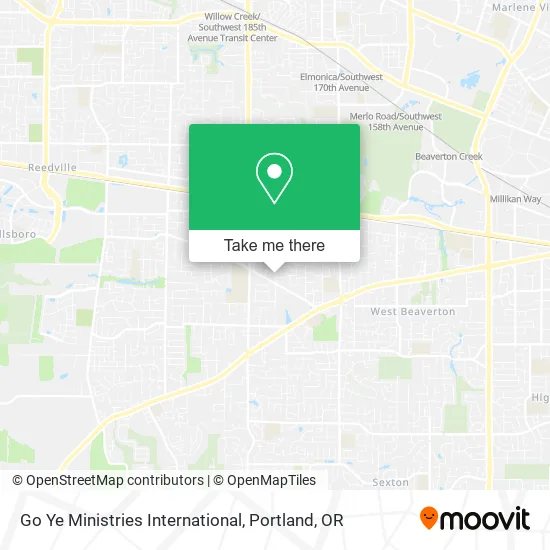 Go Ye Ministries International map