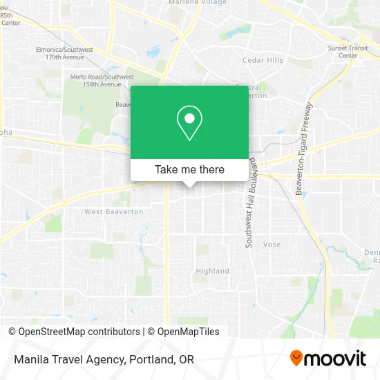 Manila Travel Agency map