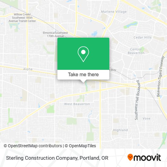 Mapa de Sterling Construction Company