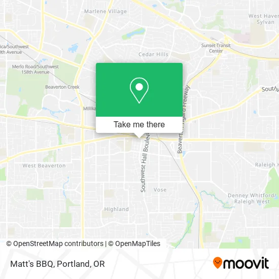 Mapa de Matt's BBQ