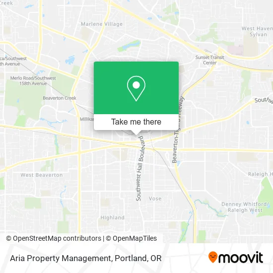 Aria Property Management map