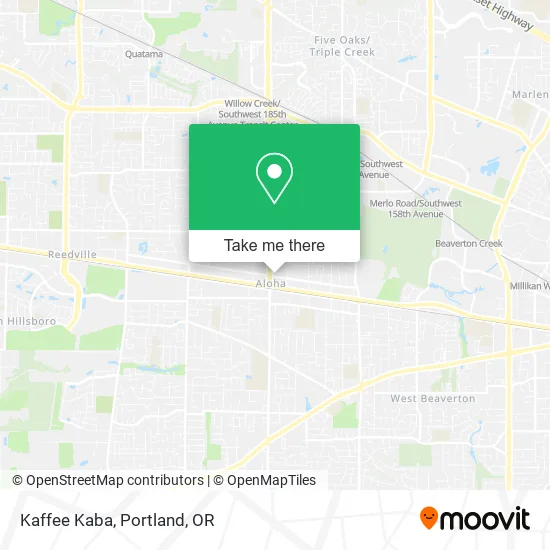 Mapa de Kaffee Kaba
