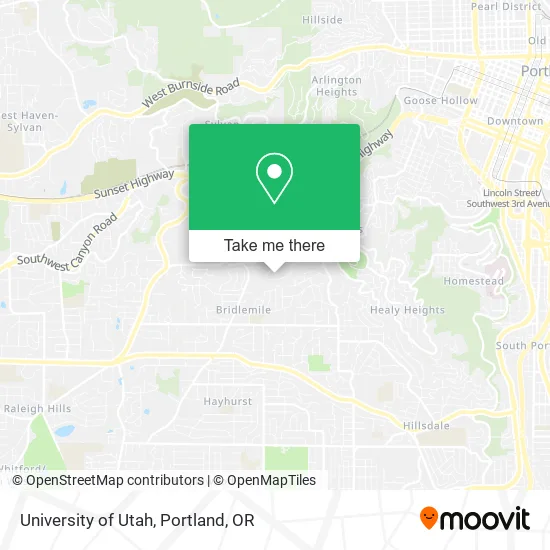 University of Utah map