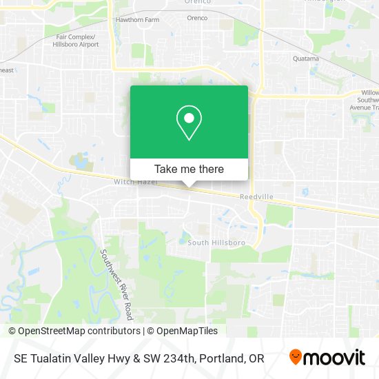 Mapa de SE Tualatin Valley Hwy & SW 234th