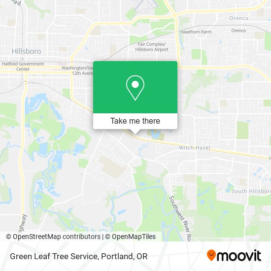 Green Leaf Tree Service map
