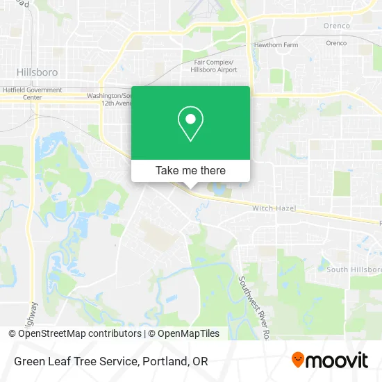 Green Leaf Tree Service map