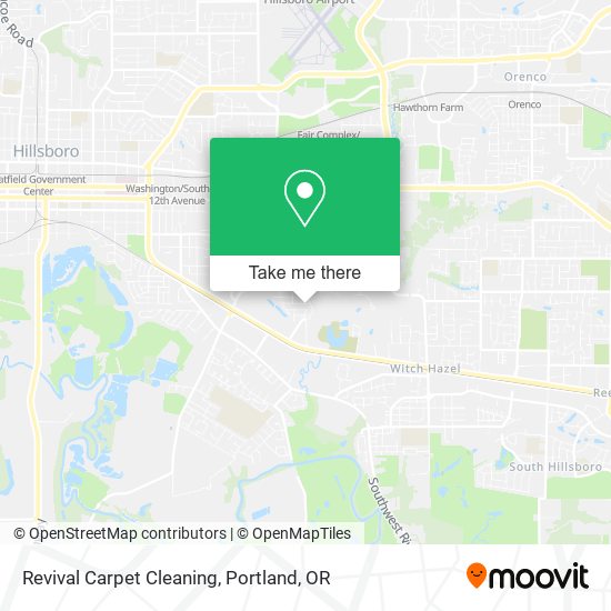 Revival Carpet Cleaning map