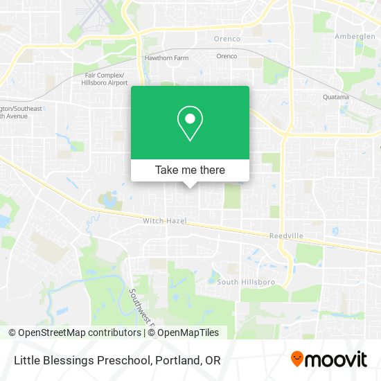 Mapa de Little Blessings Preschool