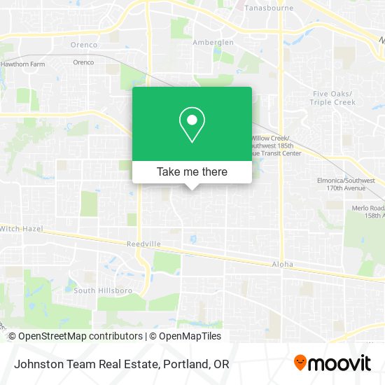 Johnston Team Real Estate map