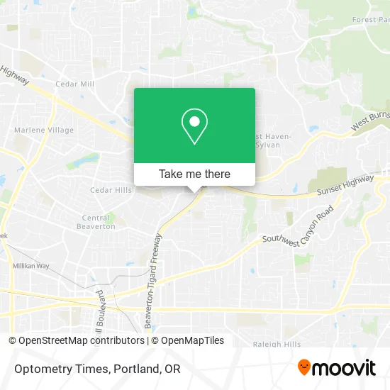Optometry Times map