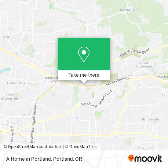 A Home in Portland map