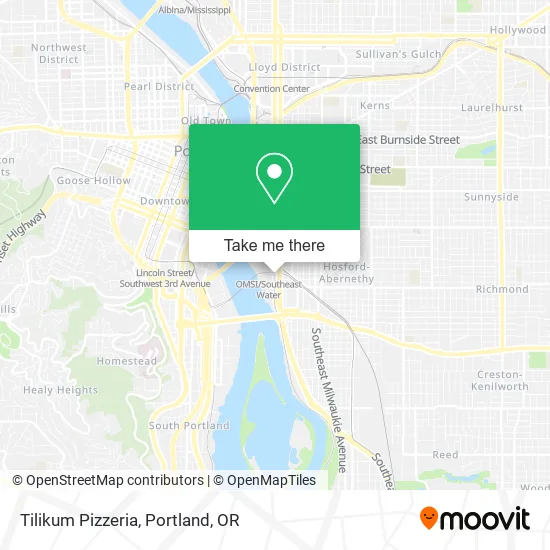 Tilikum Pizzeria map