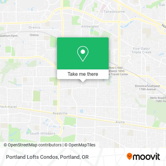 Mapa de Portland Lofts Condos