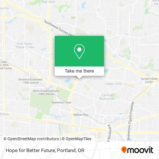 Hope for Better Future map