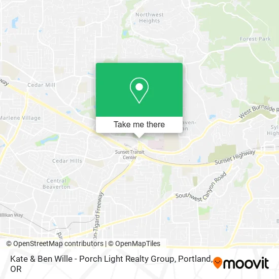 Kate & Ben Wille - Porch Light Realty Group map