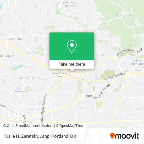 Mapa de Kaile H. Zaretsky, Arnp