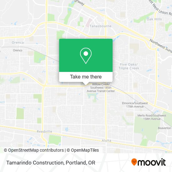 Tamarindo Construction map