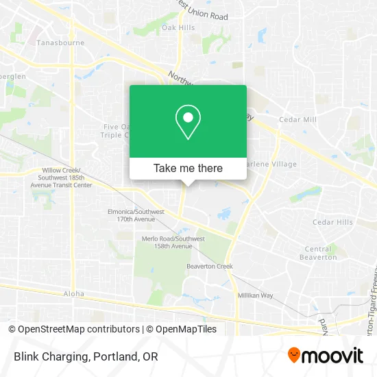 Blink Charging map