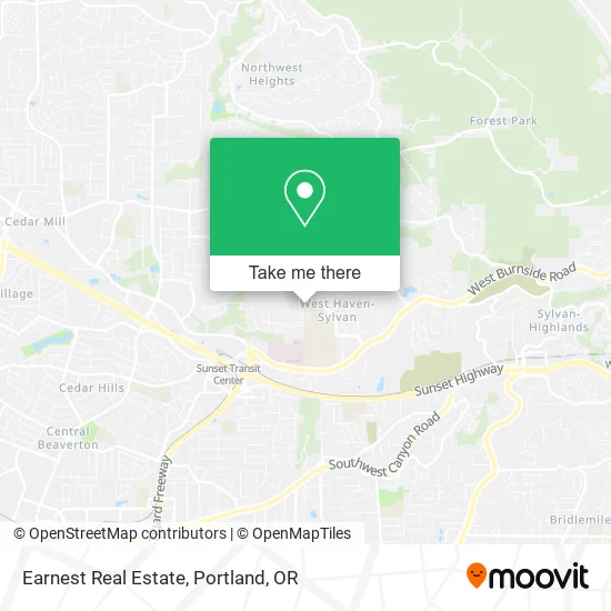 Earnest Real Estate map