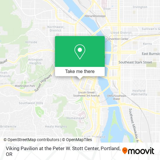 Viking Pavilion at the Peter W. Stott Center map