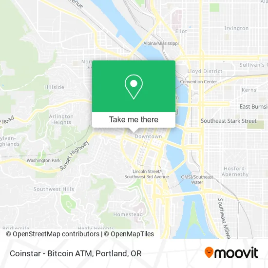 Coinstar - Bitcoin ATM map
